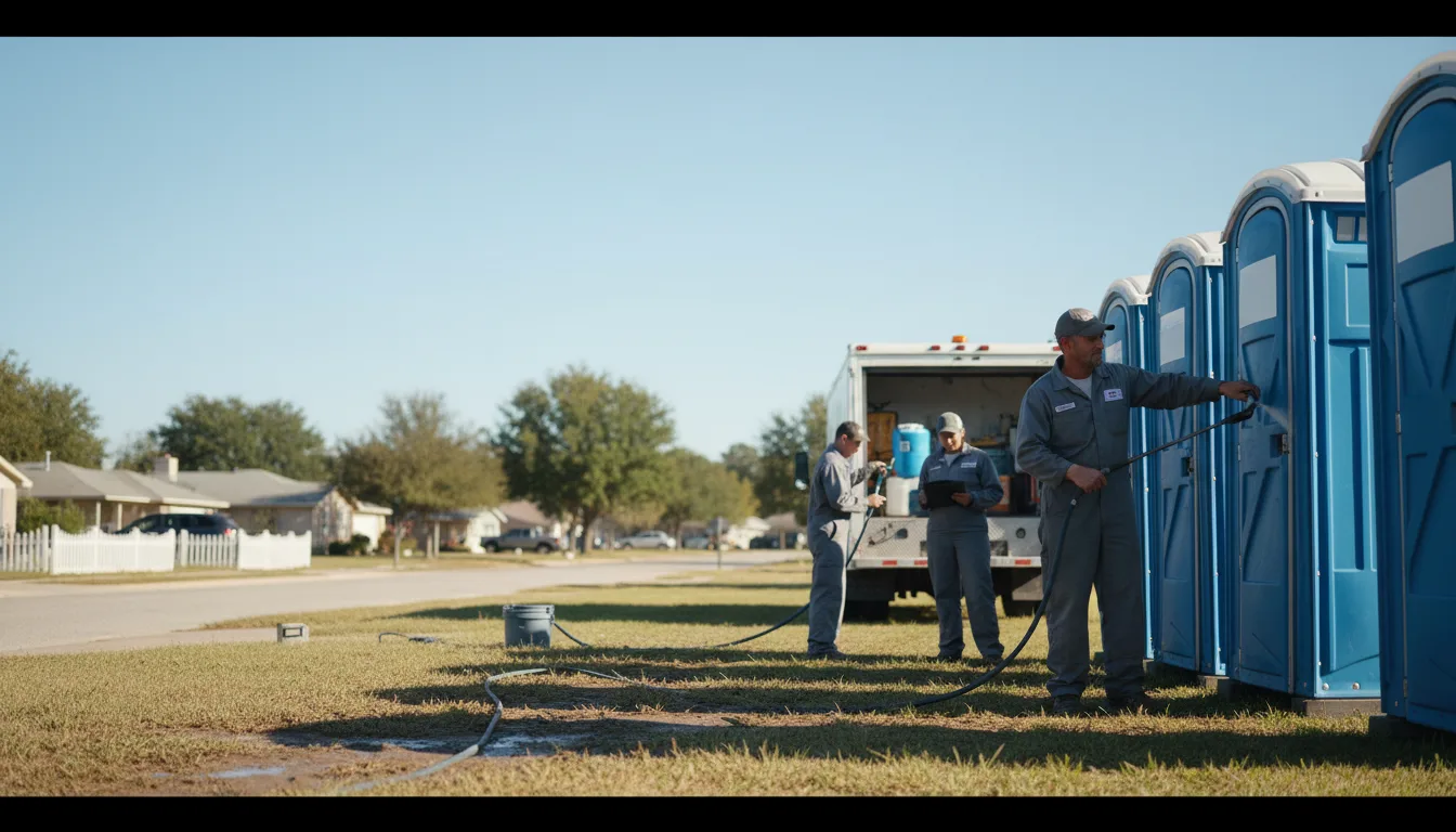 Long-Term Portable Toilet Rental in Krum, TX near me